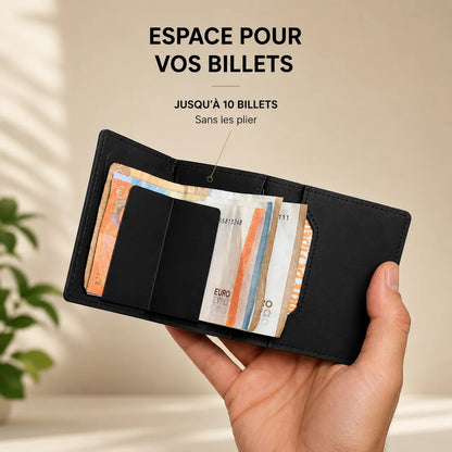 Espace pour vos billets - jusqu'a 10 billets sans les plier